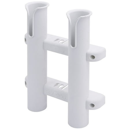 Sea-Dog Two Pole Side Mount Rod Storage Rack - White | Bundle of 5