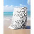 thumbnail image 4 of Gray Eucalyptus Leaves Beach Towels Oversized Super Absorbent, Watercolor Floral Leaf Plants Lightweight Bath Towel Quick Dry Sets For Bathroom/Pool/Rv Camping/Beach Play/Gym Room/Picnic 23"x47", 4 of 8