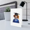 thumbnail image 5 of DistinctInk Greeting Card / Note Card - Brittany Puppy Graduation - PACK of 1, 5 of 7