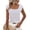 White, variant on Zeagoo Women Summer Tops Cute Square Neck Tank Tops Loose Dressy Casual Shirts Cap Sleeve Tunic Tops