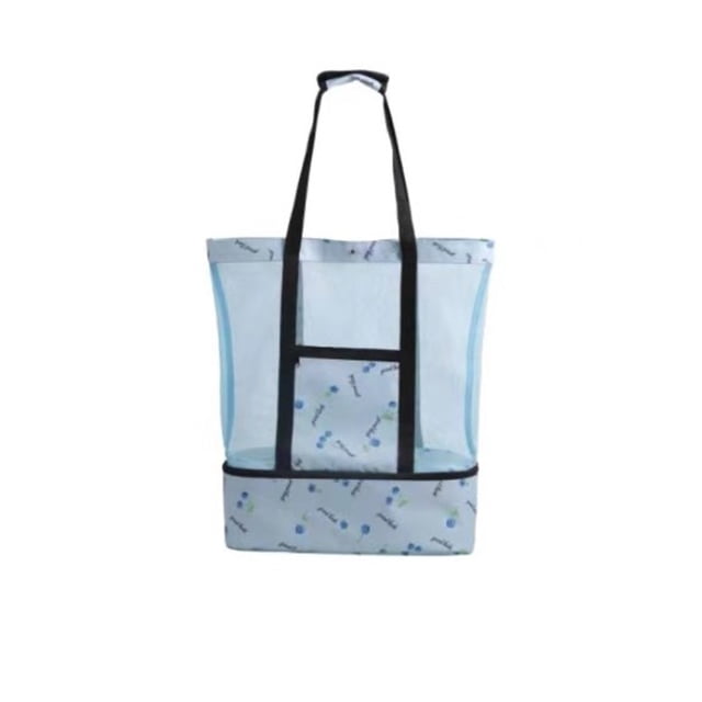 Advancent Bolsa de almuerzo aislada Comida portátil Frutas Bebidas Bolsa fresca Llevar Camping Picnic Parque Bolso Niños Adultos Almacenamiento y organización del hogar Azul Advancent HA064996-03