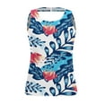 thumbnail image 4 of Tankini de cuello alto Tops Traje de baño Tops para mujer Control de barriga Tank Tops Trajes de baño Fridja  nalpqowj55079, 4 of 7