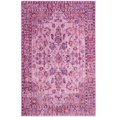 thumbnail image 4 of Safavieh Valencia Collection VAL105C Pink and Multi Polyester Area Rug, (4' x 6'), 4 of 4