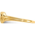 thumbnail image 5 of 14K Yellow Gold Heart Ring (Size 6.5) Made In United States r59, 5 of 6