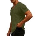 thumbnail image 3 of yillto Mens Tshirts Basic Short Sleeve V Neck Solid Color Soft Summer Tee Causal Plain Shirts, 3 of 8