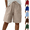 Beige, variant on Shorts for Women BWASD Casual Loose Fit Lightweight Soft Summer Shorts with Pockets Drawstring Elastic Waist Athletic Running Red S-XXXL for Outdoor Workout Sport