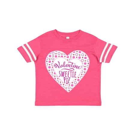

Inktastic Valentine Sweetie Pie with Pink Heart Gift Toddler Boy or Toddler Girl T-Shirt