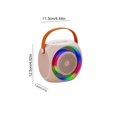 thumbnail image 4 of Mini Karaoke Machine, Portable Bluetooth Speaker With 2 Wireless Microphone For Kids And Adults n, 4 of 5