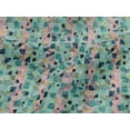 thumbnail image 4 of oneOone Viscose Jersey Light Mint Green Fabric Geometric Texture Fabric For Sewing Printed Craft Fabric By The Yard 60 Inch Wide, 4 of 5