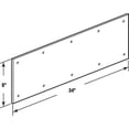thumbnail image 2 of Prime-Line MP4837 Plaque de Porte, 6 x 34 Pouces, Nickel Aluminium Satiné, Pack de 1, 2 of 2