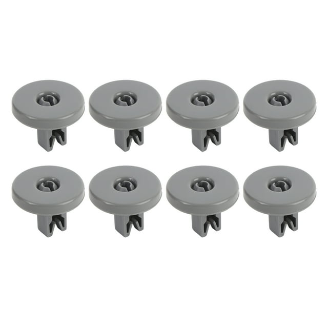 8-Pack Premium ABS Dishwasher Rack Wheels - Durable Replacement Parts for Upper & Lower Dish Racks, Smooth-Gliding Dishware Holder Rollers, Wear-Resistant Components to Restore Dishwasher Rack