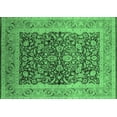 thumbnail image 1 of Ahgly Company Indoor Rectangle Oriental Emerald Green Industrial Area Rugs, 7' x 9', 1 of 4