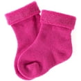 thumbnail image 4 of Lian LifeStyle 1 Pair Children Wool Crew Socks. , Soft and Durable HRL1801 Size 0M-6M (Rose), 4 of 6