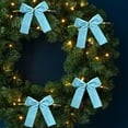thumbnail image 7 of Christmas Gift Decor 12pc Velvet Christmas Tree Bow Decoration Wreath Bow Decoration Christmas Tree Decorations, 7 of 7