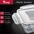 thumbnail image 4 of U Chef Juego de 24 Recipientes para Almacenamiento de Alimentos con tapas, Recipientes Herm&eacute;ticos de Pl&aacute;stico para Organizaci&oacute;n de Despensa y Cocina, Preparaci&oac, 4 of 6
