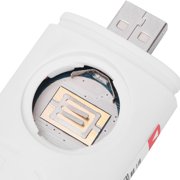 M Buder LCD USB Temperature and Humidity Data Logger, Reusable Record up to 32,000 Points, High Accuracy Sensor, Generates PDF and CSV Reports Automatically, 3.5 inches / 8.9 cm, White/Blue