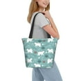 thumbnail image 7 of Haiem whiter Snow bear Print Pattern Shoulder Bag - Durable and Spacious Tote Bag,Versatile Shopping Bag, 7 of 7