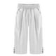 thumbnail image 3 of WILLBEST Pantalones Casuales de Lino Ligeros Para Mujer, Capri de Verano Para Mujer, Pantalones Cortos de Playa de Pierna Recta Con Bolsillos, Hasta La Rodilla, Estilo Exterior, Cómodos y Elegantes., 3 of 3