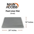 thumbnail image 3 of Main Access Grand Tapis de Protection pour Échelle de Piscine 10 x 24 Pouces, Accessoire Seulement, 3 of 5