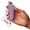 Purple, variant on Pepper Spray Keychain for Women Self Defense. Belt Clip Holder, Easy Access Finger Grip 12 ft Range, 0.5 fl oz (Black)