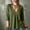 Army Green women's flowy blouses a1, variant on thefmos Women's Fall V Neck 3/4 Sleeve Pleated Flowy Blouses Casual Dressy Tops Solid Basic Pullover for Work Vacation Fashion Clothes, Army Green XL