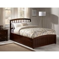 thumbnail image 6 of Richmond Full Platform Bed with Matching Foot Board with Full Size Urban Trundle Bed in Walnut, 6 of 7