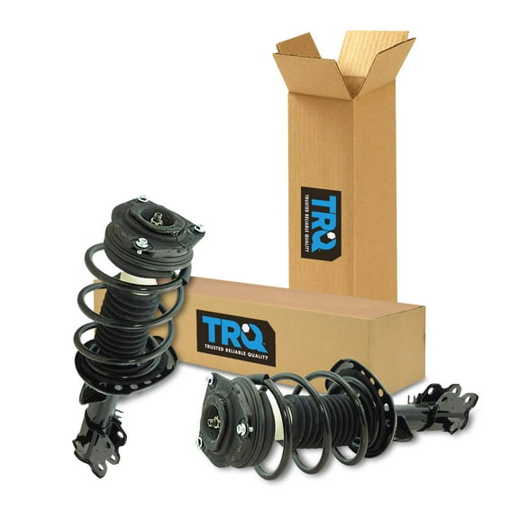 TRQ Front Strut & Coil Spring Assembly Set Driver & Passenger Sides Fits Select 13-19 Nissan Sentra