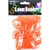 Loom Bands 500/Pkg W/25 Clasps-Orange, Pk 3, Midwest Design