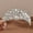 Sliver, variant on Yoyauz Women's Gold Crown Crystal Princess Tiara Crystal Queen's Crown Wedding, Bridal Hair Ornament Birthday Prom, Beauty Pageant Party  Barmitzvah Rite of Passage, Photo Props