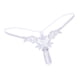 thumbnail image 2 of Señoras Crotchless G- Bragas Perla Masaje Thongs Ropa interior Blanco Colcomx Bragas sin entrepierna para mujer, 2 of 5