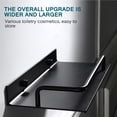 thumbnail image 1 of Bathroom Shelf Punch-Free Shower Caddy Wall Mounted Shower Storage Bracket Aluminum Storage Organizer Rack for Bathroom Shower Hotel Makeup, 1 of 9