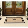 thumbnail image 5 of A1HC Rubber and Coir Door Mat Heavy Weight Large Entry Mat Outdoor Durable Monogrammed W Doormat 24"X48", Beige, 5 of 6