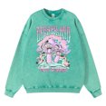 thumbnail image 2 of Sudadera con capucha vintage desgastada con estampado Dreamland Enjoy The Moment para hombre, ropa deportiva de moda de algodón, ropa cálida, sudadera informal holgada, 2 of 5