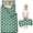 Green Christmas Tree, variant on Green Christmas Tree and Snowflake Pattern Toddler Nap Mats for Kids Preschool,50"x20" Sleeping Mat Bag or Kids,Toddler Sleeping Bag,Toddler Nap Mat or Daycare