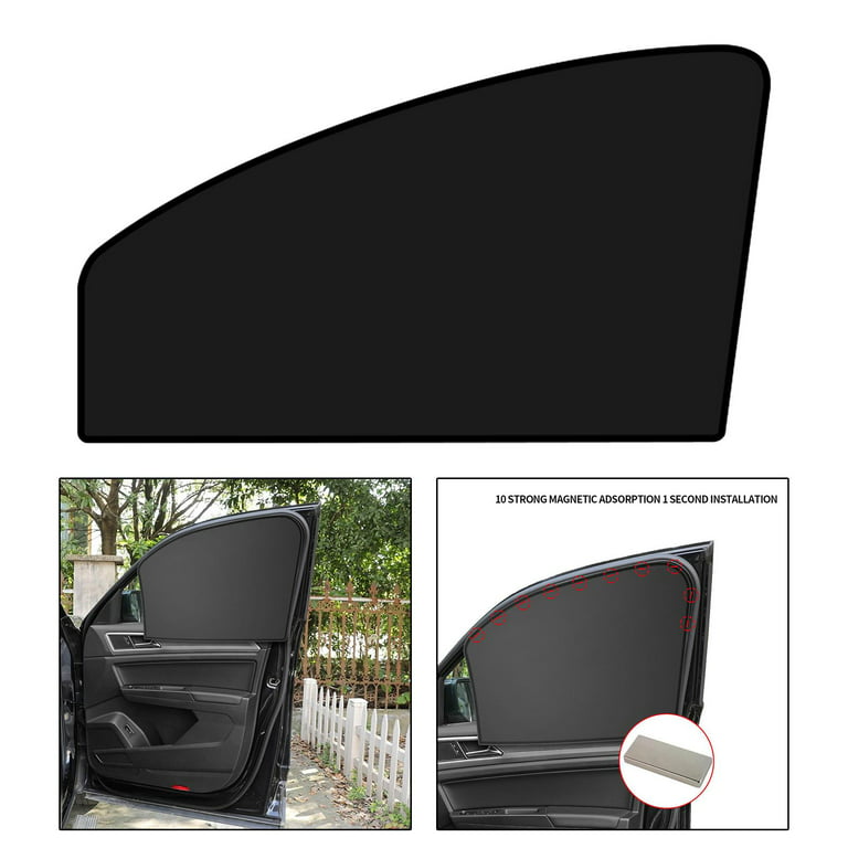 Car Window Sunshade, Privacy Protection Blocks Direct Sunlight Automotive  Curtain Sun Shade Covers, for Camping Baby. Rear 