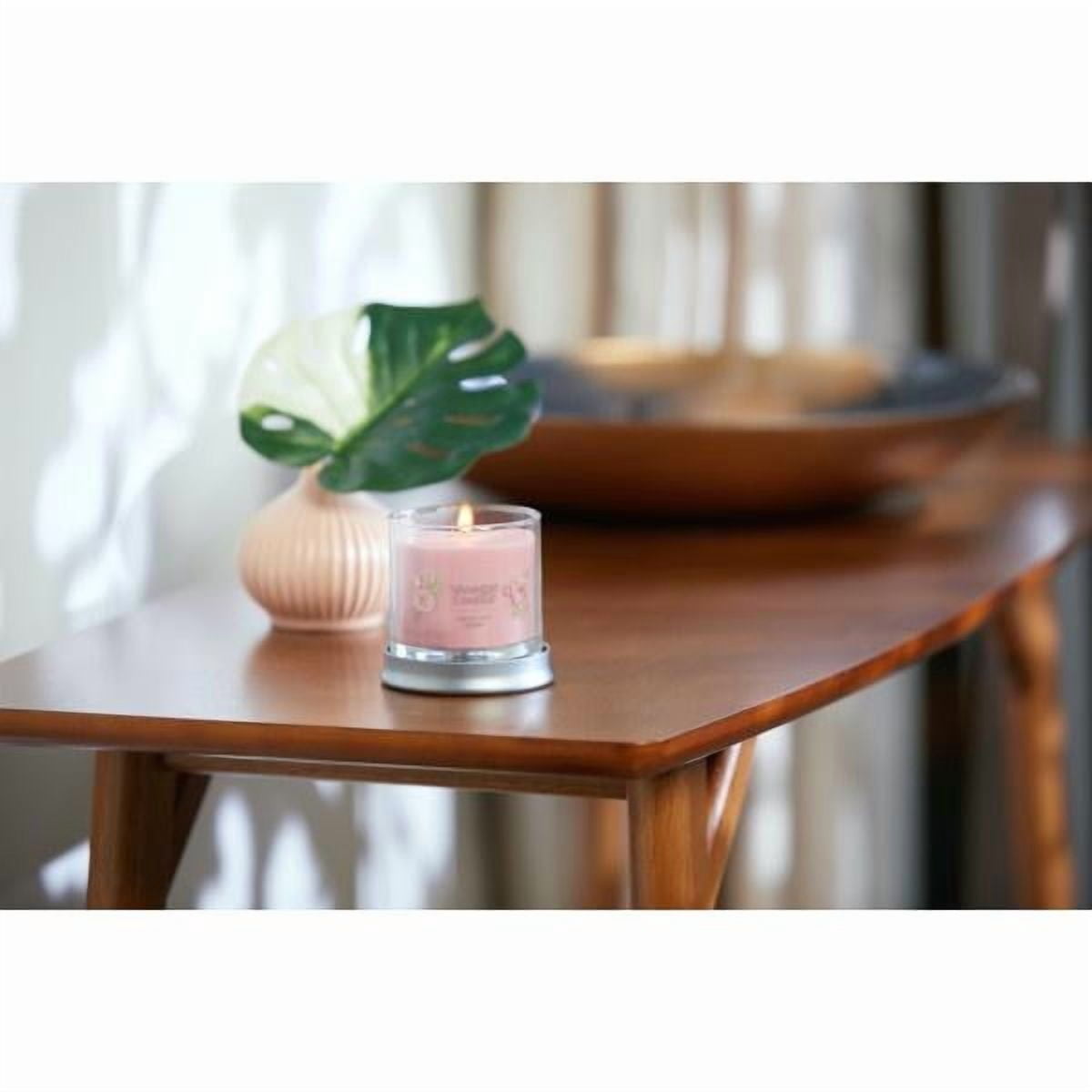 Yankee Candle Small Tumbler Scented Single Wick Jar Candle, Fresh Cut Roses, 4.3 oz (Pack of 2)