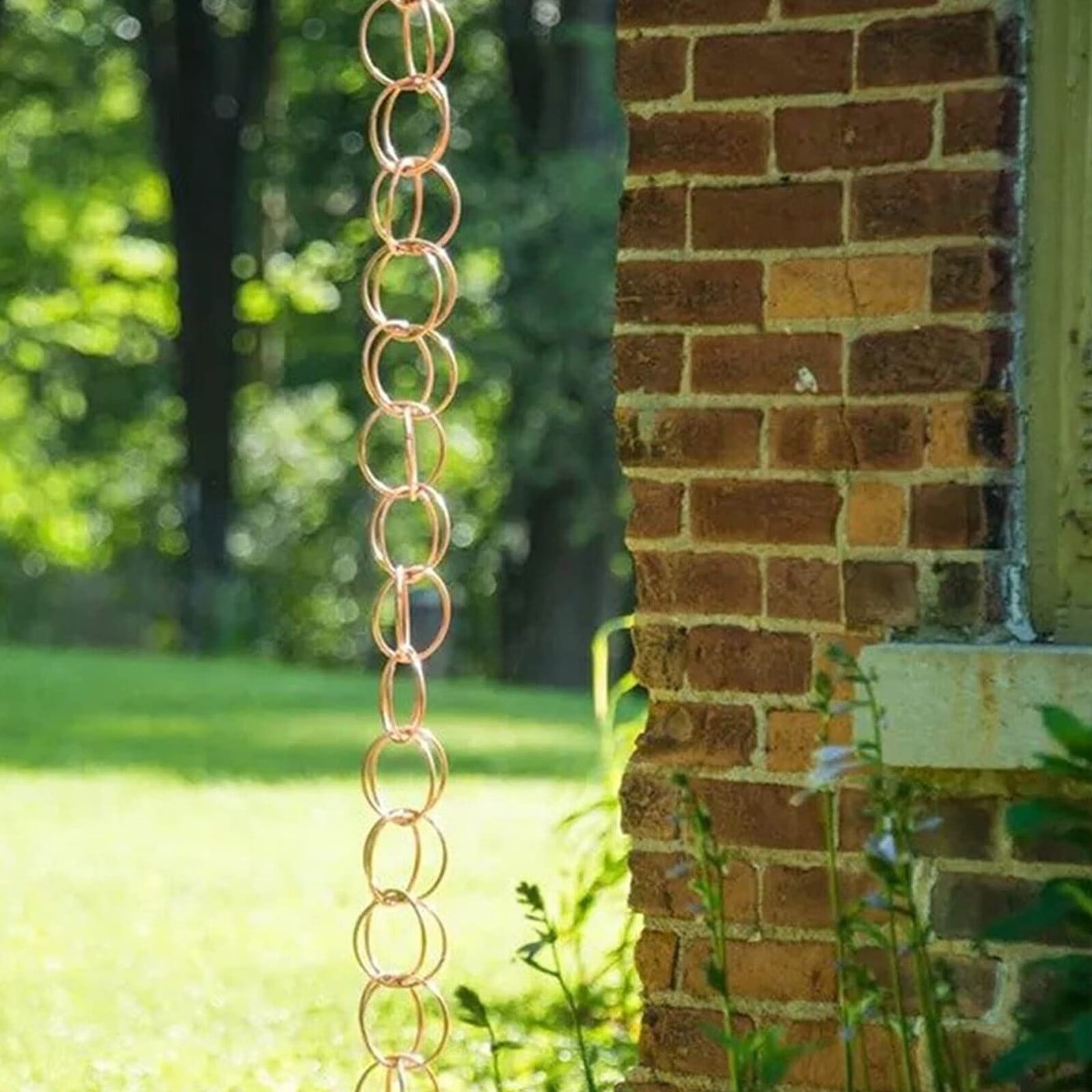 LBS Rain Chain Rain Chain for Gutter Rain Catcher with Adapter Thick