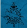 thumbnail image 2 of Nautical Whale Wheel Spiritual Animal Hoodie Sweatshirt Women Men Brisco Brands 5X, 2 of 6