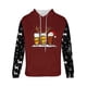 thumbnail image 4 of Sudadera con capucha para hombre, estilo casual, con cuello redondo, estampado, manga larga, blusa de poliéster, 4 of 5