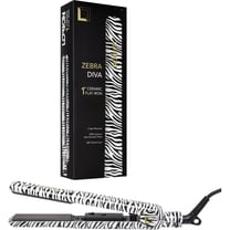 Lorion Zebra Diva Ceramic Flat Iron, 1"