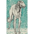 thumbnail image 3 of Moriz Jung 13x18 Black Modern Framed Museum Art Print Titled - Greyhound (1912), 3 of 5