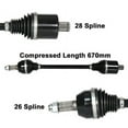 thumbnail image 2 of 15-17 for Polaris RZR XP 4 900 60" ArmorTech HD Rear Left or Right CV Axle Stock, 2 of 2