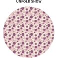 thumbnail image 3 of Round Tablecloth 60 Inch, Retro Geometric Circles Tablecloths Round Durable Table Cloth Farmhouse Table Cover for Dining, Parties, Camping, 3 of 8