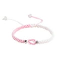 thumbnail image 2 of Fiudx Pulsera de Amor, Cuerda de Cuentas de Plata Tejida a Mano, Pulsera de Nudos Ajustables, Regal Simbólico de Amor, Regal de Aniversario de Cumpleaños, Gesto Romántico, Cómodo de Llevar., 2 of 2