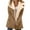 Khaki, variant on Winter Coats for Women Long Sleeve Thick Warm Suede Notch Collar Button Cardigan Jacket Outerwear with Pockets