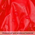 thumbnail image 4 of Reflective Cozy Waterproof Windproof Dog Snowsuit Cute Warm Fleece Padded Cold Weather Pet Clothes - Red Four-leg Style,L, 4 of 7