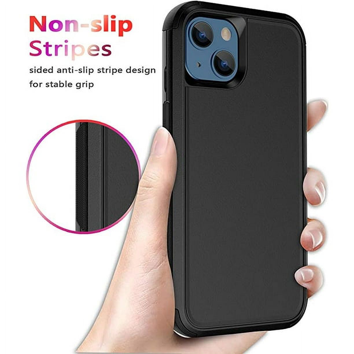 Entronix Heavy-Duty Triple-Layer Case for iPhone 15 Black photo 4