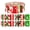 Red & Green, variant on Soimoi 40Pcs Christmas Print Precut Fabrics Strips Roll Up 1.5x42inches Cotton Jelly Rolls For Quilting - Red & Green