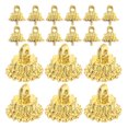 thumbnail image 1 of OULII 100pcs Hanging Ornament Toppers Christmas Ornament Caps Plastic Sparkle Addition For Dance Halls, 1 of 8