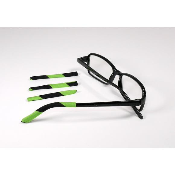 Templesox Antidérapant Doux Lunettes Temple Tip Manches Confort pour Hommes, Femmes et Enfants - 2 Paires